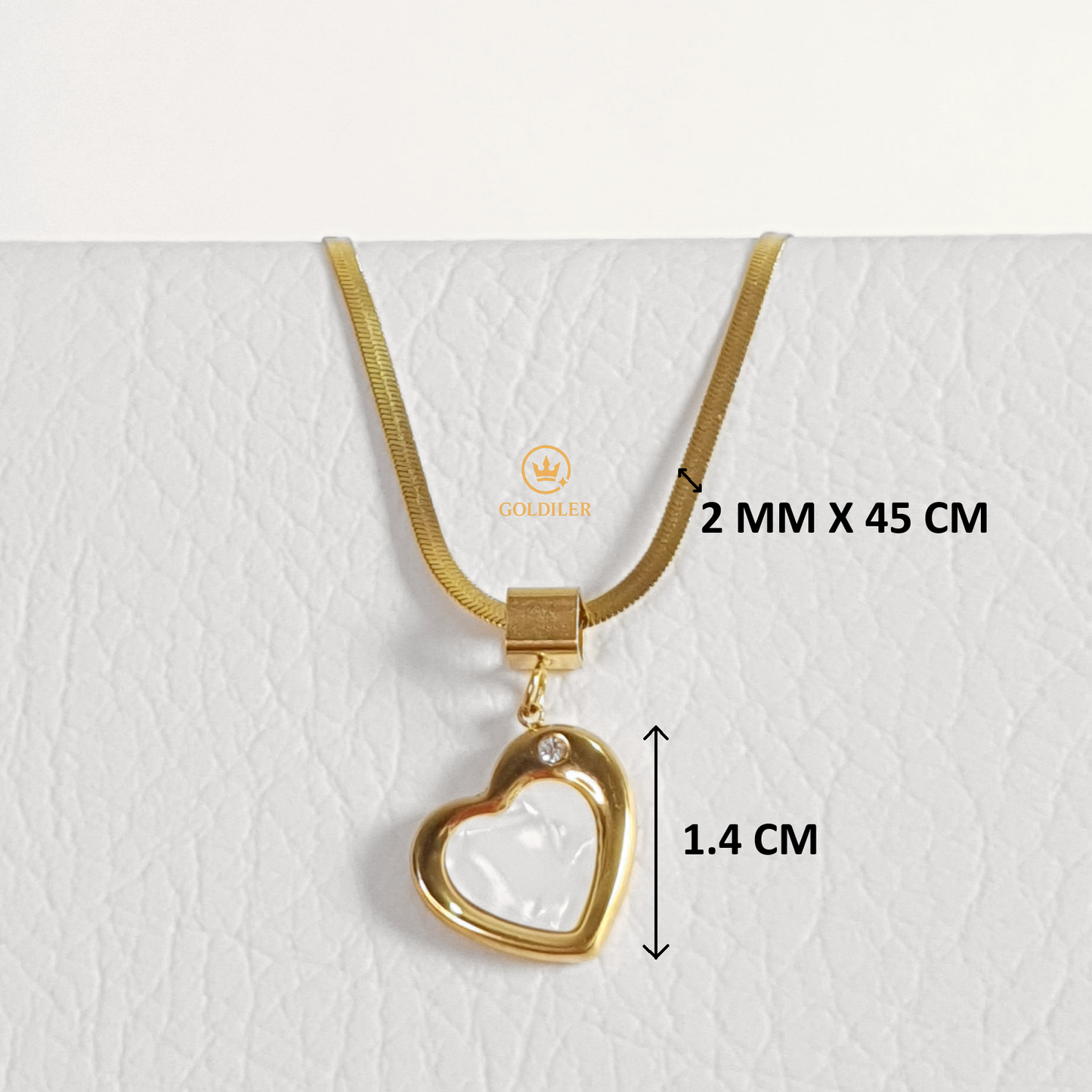 Cadena Corazón Mujer