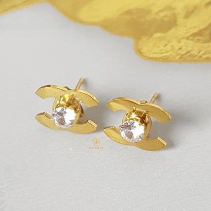 Aretes CH Estilo Diamante