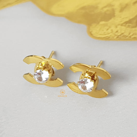 Aretes CH Estilo Diamante